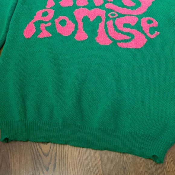 🎀🍒 Pinky Promise 🍒🎀 Cute Retro Knit Tunic Sweater - Picture 6 of 12